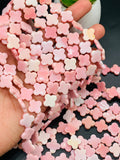 Queen Conch Shell Flower Beads • 13x13 mm Size • Length 40 cm • AAA Quality • Natural Pink Queen Conch Shell Beads