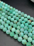Chrysoprase Round Beads • 10 mm Size • Code #01 • AAAA quality • Length 40 Cm • Natural Chrysoprase beads • Origin Australia