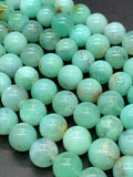 Chrysoprase Round Beads • 10 mm Size • Code #01 •  AAAA quality • Length 40 Cm • Natural Chrysoprase beads • Origin Australia