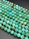 Chrysoprase Round Beads • 10 mm Size • Code #03 • AAAA quality • Nice Green Color • Natural Chrysoprase beads • Origin Australia