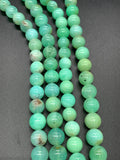 Chrysoprase Round Beads • 10 mm Size • Code #04 •  AAA quality • Length 40 Cm • Natural Chrysoprase beads • Origin Australia