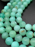 Chrysoprase Round Beads • 11- 11.50 mm Size • Code #10 • AAAA quality • Length 40 Cm • Natural Chrysoprase beads • Origin Australia