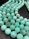 Chrysoprase Round Beads • 12 mm Size • Code #12 •  AAA quality • Length 40 Cm • Natural Chrysoprase beads • Origin Australia