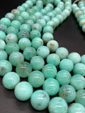 Chrysoprase Round Beads • 12 mm Size • Code #12 • AAA quality • Length 40 Cm • Natural Chrysoprase beads • Origin Australia