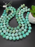 Chrysoprase Round Beads • 14 mm Size • Code #14 •  AAA quality • Length 40 Cm • Natural Chrysoprase beads • Origin Australia