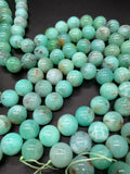 Chrysoprase Round Beads • 14- 14.50 mm Size • Code #15 • AAA quality • Length 40 Cm • Natural Chrysoprase beads • Origin Australia