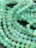 Chrysoprase Round Beads • 5.5 mm Size • AAA quality • Length 40 Cm • Natural Chrysoprase beads • Origin Australia