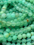 Chrysoprase Round Beads • 6-7 mm Size • AAA quality • Length 40 Cm • Natural Chrysoprase beads • Origin Australia