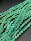 Chrysoprase Round Beads • 6-7 mm Size • AAA quality • Length 40 Cm • Natural Chrysoprase beads • Origin Australia