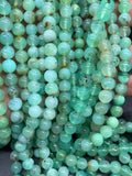 Chrysoprase Round Beads • 7 mm Size • AA quality • Length 40 Cm • Natural Chrysoprase beads • Origin Australia