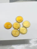 10MM Beer Quartz Cabochons, AAA Quality , Pack of 2 Pcs. Loose cabochon