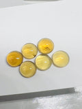 11MM Beer Quartz Cabochons, AAA Quality , Pack of 2 Pcs. Loose cabochon