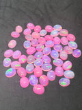 Opal Cabochon 8X10mm Size • pack of 1 Pcs AAA Quality • Natural Opal pink color Treated Color • Ethiopian Opal Cabochon