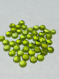 8MM Peridot Round Cabs , pack of 1 Pc. Natural Peridot cabochon, loose gemstone cab.