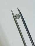 3MM white Moissanite faceted round , Pack of 1 Piece- Moissanite faceted loose stone