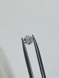 3MM white Moissanite faceted round , Pack of 1 Piece- Moissanite faceted loose stone