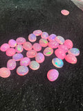 Opal Cabochon 8X10mm Size • pack of 1 Pcs AAA Quality • Natural Opal pink color Treated Color • Ethiopian Opal Cabochon