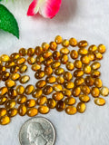 Citrine Oval Cabochon 5X7 mm size - Pack of 5 Pcs - Brandy Color - AAA Quality - Natural Citrine Cabs