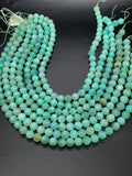 Chrysoprase Round Beads • 10 mm Size • Code #01 •  AAAA quality • Length 40 Cm • Natural Chrysoprase beads • Origin Australia