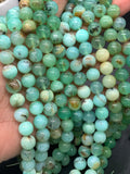 Chrysoprase Round Beads • 10 mm Size • Code #02 • AAA quality • Length 40 Cm • Natural Chrysoprase beads • Origin Australia