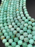 Chrysoprase Round Beads • 8 mm Size • Code #06 •  AA quality • Length 40 Cm • Natural Chrysoprase beads • Origin Australia