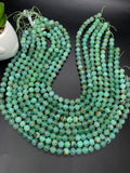 Chrysoprase Round Beads • 8 mm Size • Code #08 • AAA quality • Green Color • Length 40 Cm • Natural Chrysoprase beads • Origin Australia