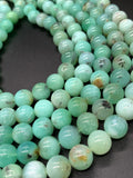 Chrysoprase Round Beads • 11 mm Size • Code #09 • AAA quality • Length 40 Cm • Natural Chrysoprase beads • Origin Australia