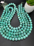 Chrysoprase Round Beads • 12 mm Size • Code #12 •  AAA quality • Length 40 Cm • Natural Chrysoprase beads • Origin Australia