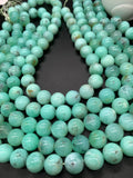 Chrysoprase Round Beads • 12 mm Size • Code #12 • AAA quality • Length 40 Cm • Natural Chrysoprase beads • Origin Australia