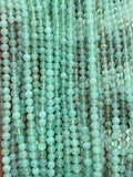 Chrysoprase Round Beads • 4 mm Size • AAA quality • Length 40 Cm • Natural Chrysoprase beads • Origin Australia