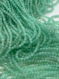 Chrysoprase Round Beads • 4 mm Size • AAA quality • Length 40 Cm • Natural Chrysoprase beads • Origin Australia