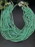 Chrysoprase Round Beads • 5 mm Size • AAAA quality • Length 40 Cm • Natural Chrysoprase beads • Origin Australia