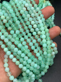 Chrysoprase Round Beads • 5 mm Size • AAAA quality • Length 40 Cm • Natural Chrysoprase beads • Origin Australia