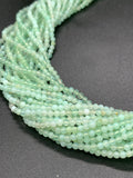 Chrysoprase Round Beads • 3 mm Size • AAA quality • Length 40 Cm • Natural Chrysoprase beads • Origin Australia