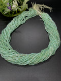 Chrysoprase Round Beads • 3 mm Size • AAA quality • Length 40 Cm • Natural Chrysoprase beads • Origin Australia