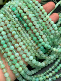 Chrysoprase Round Beads • 5.5 mm Size • AA quality • Length 40 Cm • Natural Chrysoprase beads • Origin Australia