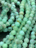 Chrysoprase Round Beads • 6 mm Size • AA quality • Length 40 Cm • Natural Chrysoprase beads • Origin Australia