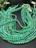 Chrysoprase Round Beads • 6-7 mm Size • AAA quality • Length 40 Cm • Natural Chrysoprase beads • Origin Australia