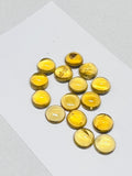 7MM Beer Quartz Cabochons, AAA Quality , Pack of 6 Pcs. Loose cabochon