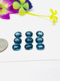 Blue Topaz Faceted Oval - 8x10 mm Size - AAA Quality - Pack 1 Piece - Natural London Blue Topaz Stone - Loose gemstone