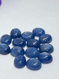 10X12MM Kyanite Oval Cabochons, Kyanite Cabs, Super Fine Quality Cabs, Pack of 4 pc.