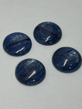 20MM Kyanite Round Cabochons, Kyanite Cabs, Super Fine Quality Cabs, Pack of 1 pc.