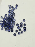 Iolite Round 3MM Faceted • Pack of 10 Pcs • AAA Quality • Iolite Round Cut Stone • Iolite Stones