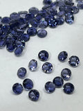 Iolite Round 3MM Faceted • Pack of 10 Pcs • AAA Quality • Iolite Round Cut Stone • Iolite Stones