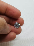 6MM white Moissanite faceted round , Pack of 1 PCs, Moissanite faceted with certificate, weight 0.8 carat, color-D, clarity VVS1