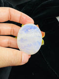 Moonstone Cabochon 44X36MM Blue Flash Code D3 Natural Rainbow Moonstone Cabochon Weight 31.2-gm AAA . Moonstone Cabs