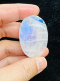 Moonstone Cabochon Code D16-D21 • AAA Quality • 100% Natural Rainbow Moonstone Cabochon • Moonstone Cabs • Origin India