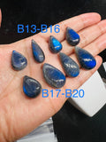 Labradorite Cabochon Code# B13-B20 Blue Color AAA Quality - Natural Labradorite Cabs - Labradorite Stone