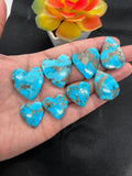 Turquoise copper Cabochon • Code A15-A22 •  AAA Quality • Natural Turquoise Cabs •  Perfect for Jewelry Making