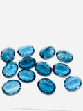 Blue Topaz  Faceted  Oval - 8x10 mm Size -  AAA Quality  - Pack 1 Piece -  Natural London Blue Topaz Stone -  Loose gemstone